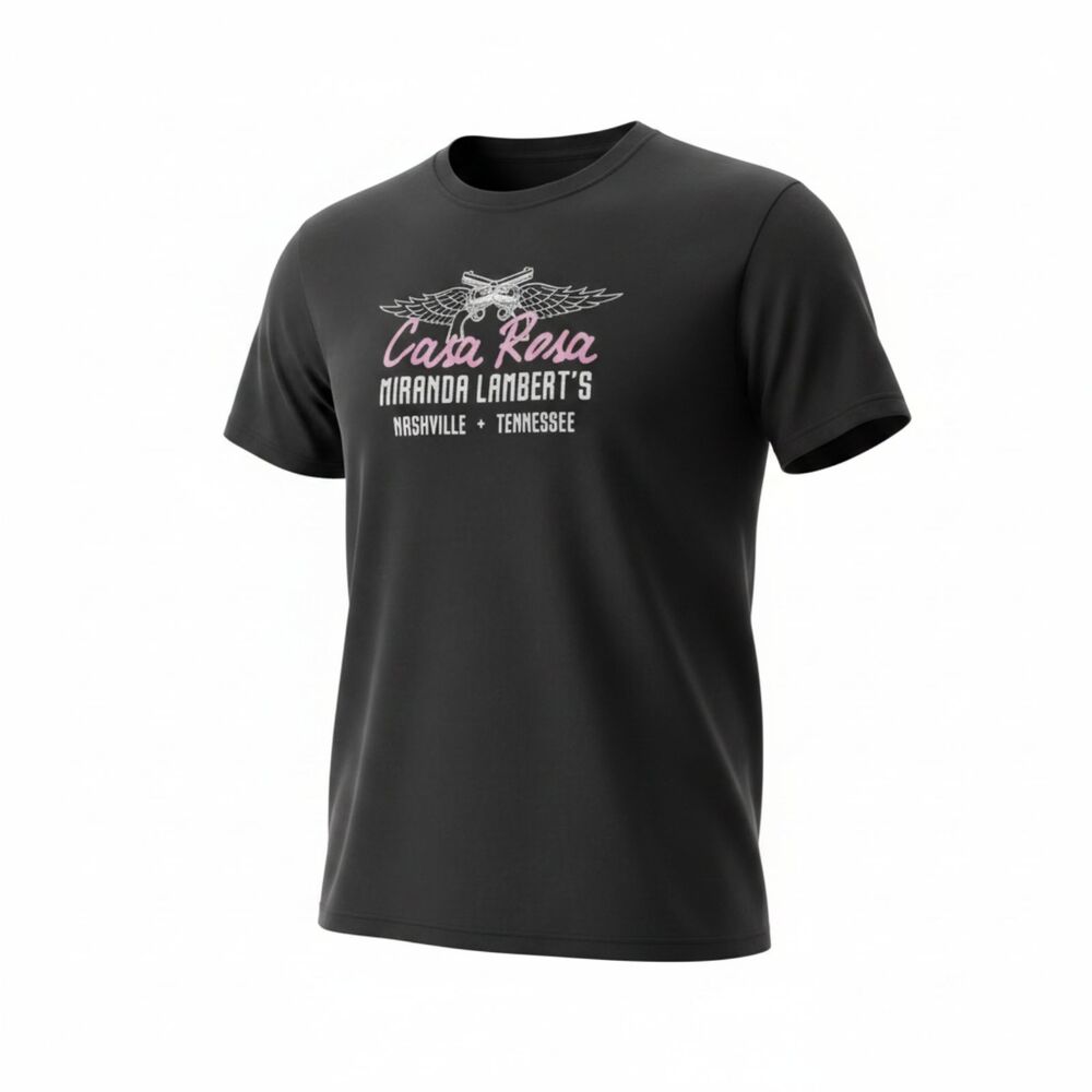 Casa Rosa Miranda Lambert Nashville Tennessee Tee Womens XL Black